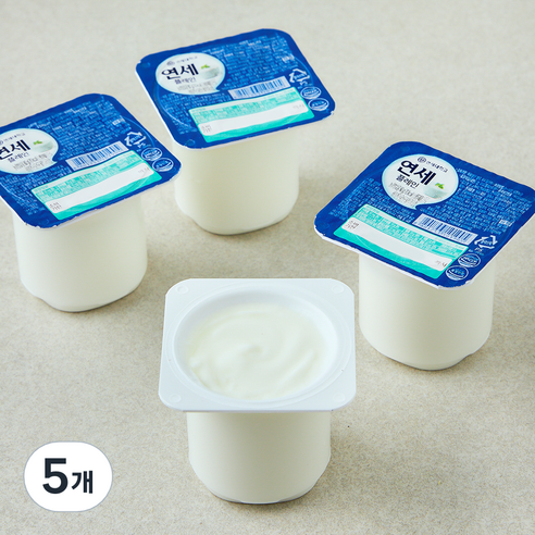 연세유업 연세 요거트 플레인 4개입, 320g, 5개