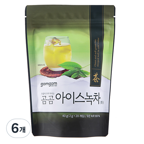 곰곰 아이스 녹차, 2g, 6개, 20개입