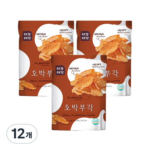 호박부각, 60g, 12개