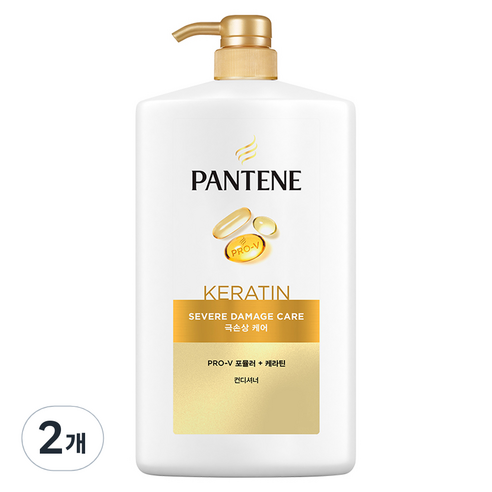 팬틴 극손상 케어 컨디셔너, 1.8L, 2개