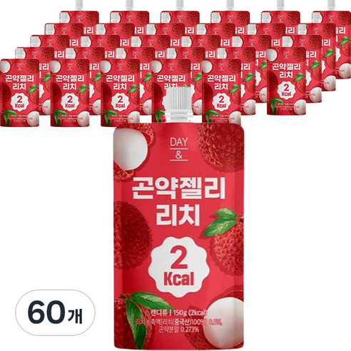 데이앤 곤약젤리 리치, 60개