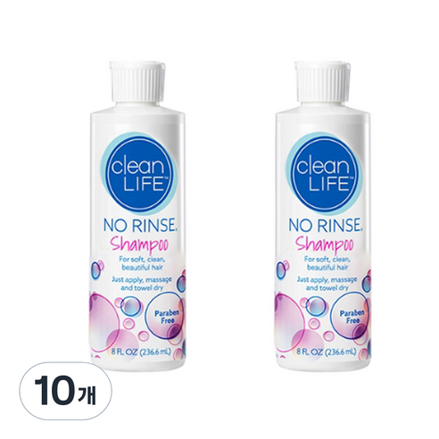 No Rinse Laboratorie 노 린스 샴푸, 236.6ml, 10개