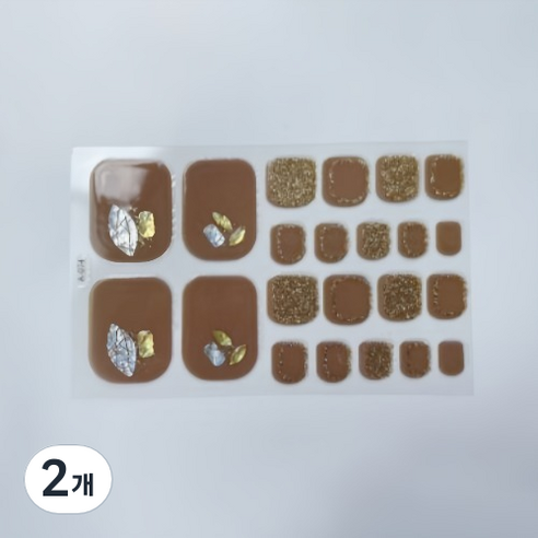 블루코지 패디팁 스티커 대비 발꾸미기, 2개, Type 09