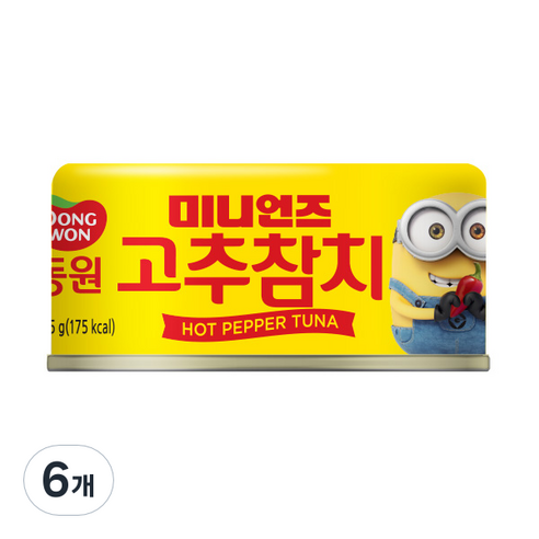 동원 미니언즈 고추참치, 135g, 6개