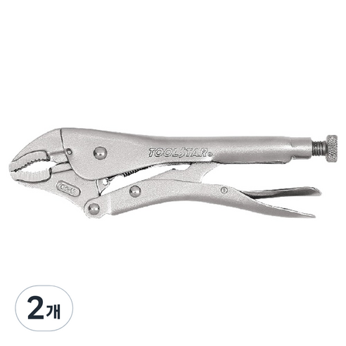 툴스타 바이스 그립 락킹 플라이어 180mm TS-GP-7, 2개