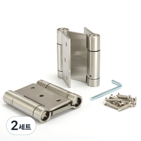 꾸밈홈 스텐 자유경첩 100mm 2p, 2세트