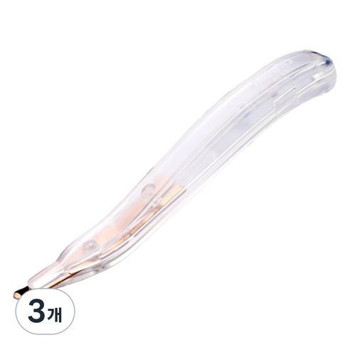 비투윈 잘뽑히는 제침기, 투명색, 3개