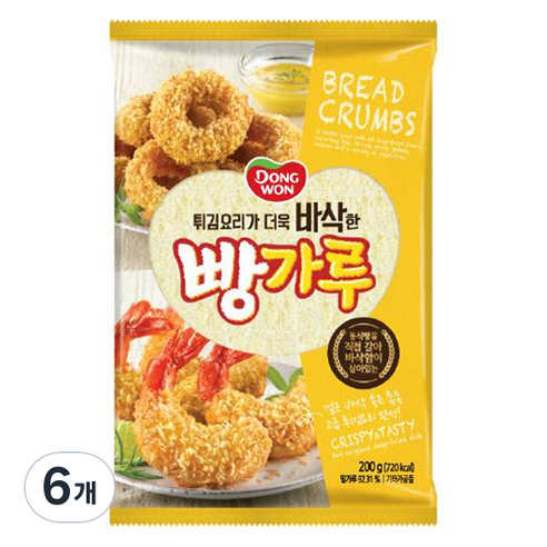 동원 빵가루, 6개, 200g