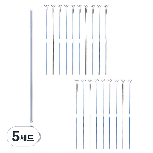 파티쇼 버블 풍선 컵스틱 2종 x 10p 세트 70cm, 혼합색상, 5세트