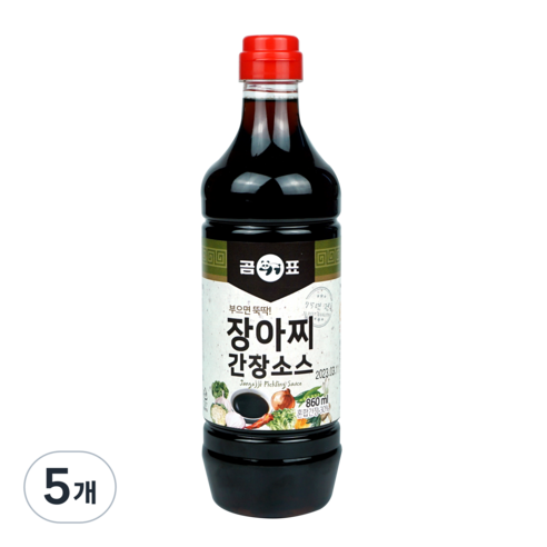 Gompyo 장아찌 간장소스, 860ml, 5개