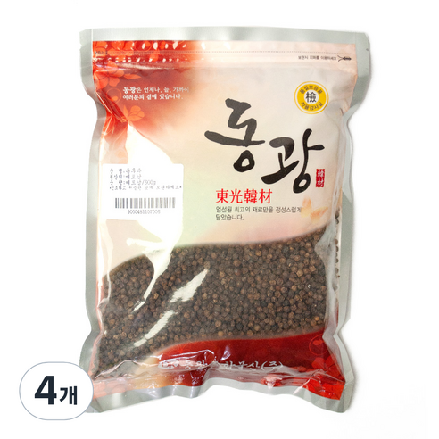 동광 통후추 베트남산, 600g, 4개