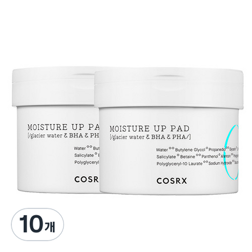 코스알엑스 원스텝 모이스쳐 업 토너 패드, 140ml, 10개