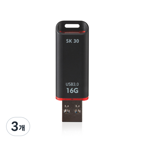 액센 SK30 USB 3.0, 16GB, 3개