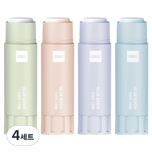 델리 초강력 회전형 풀 옥수수분말 글루스틱 21g x 4종 세트, 4세트