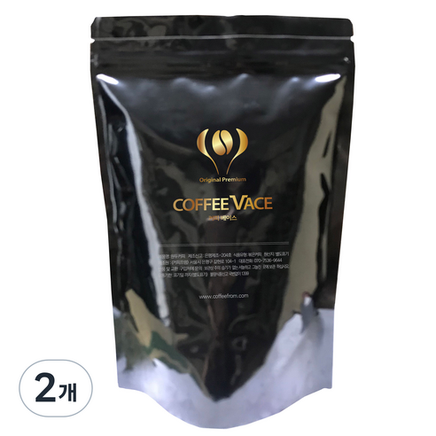 커피프럼 커피베이스 콜드브루 블랜딩 원두커피, 홀빈, 500g, 2개