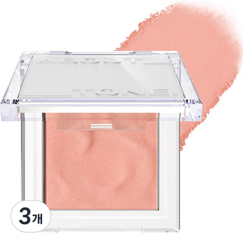 어바웃톤 플러피 웨어 블러셔 4.3g, 05 데일리 코랄, 3개