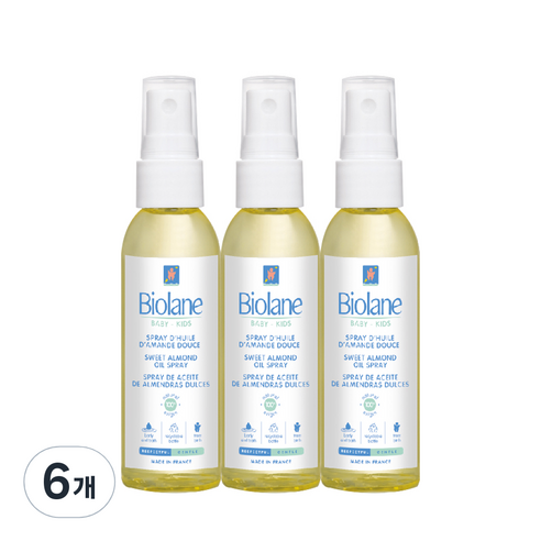 비올란 스위트 아몬드 오일 스프레이, 6개, 75ml