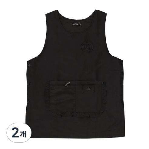 원로즈 앞치마 XL 색상 × 수량, 블랙 × 2개 섬네일