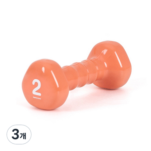 아이워너 PVC 삼각 아령, 2kg, 3개