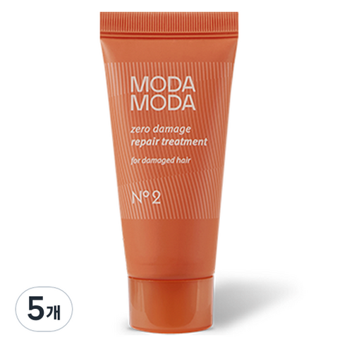 모다모다 제로데미지 리페어 트리트먼트, 5개, 200g