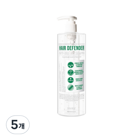 스웨거 헤어 디펜더 탈모샴푸, 490ml, 5개