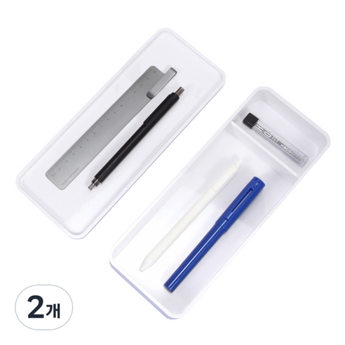 카코 레모 데스크탑 스토리지 박스, 2개