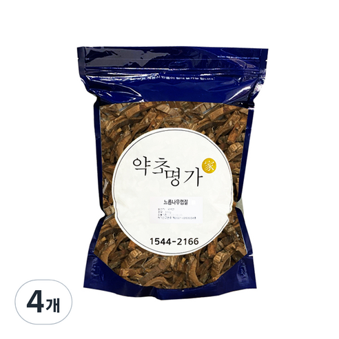 약초명가 국내산 느릅나무껍질, 4개, 300g