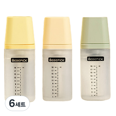 베베픽 다회용 실리콘 약병 3P 세트, 6세트