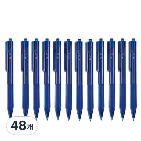모나미 FX 153 볼펜 1.0mm, 블루, 48개