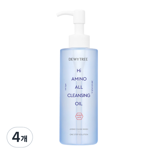 듀이트리 하이 아미노 올 클렌징 오일, 4개, 200ml