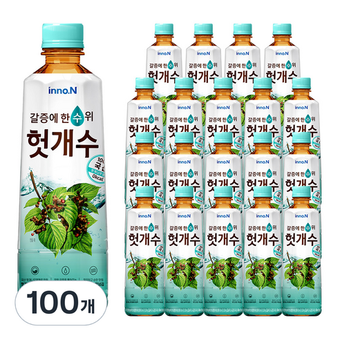 헛개수 차 음료, 500ml, 100개