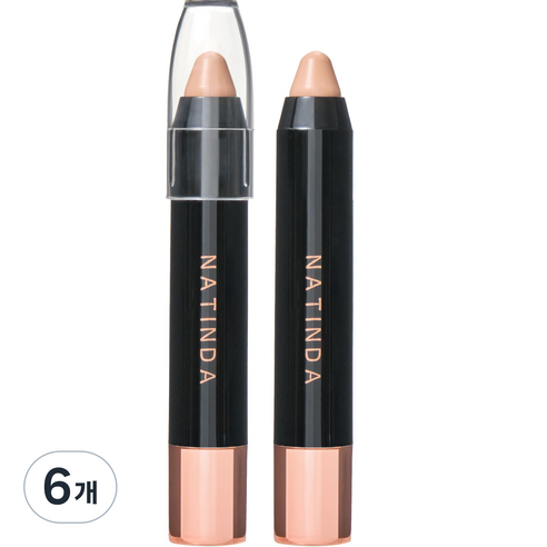 나틴다 아우라 퍼펙트 커버 컨실러 3.5g, 23호 내추럴 베이지, 6개