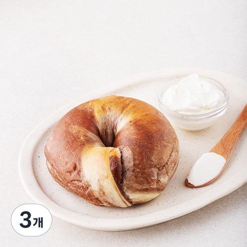 훕훕베이글 티라미스 베이글, 155g, 1개입, 3개