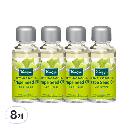 크나이프 그레이프시드 마사지 바디오일, 20ml, 8개