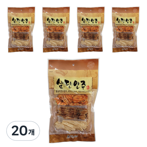 삼단안주 조미오징어, 50g, 20개