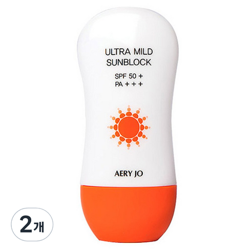 애리조 울트라 마일드 선블럭 SPF50+ / PA+++, 50ml, 2개