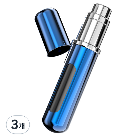 소이소이 향수공병 6ml, 블루, 3개