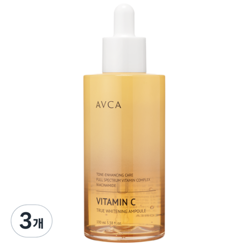 아브카 트루 화이트닝 비타민C 미백 앰플 대용량, 1개, 100ml