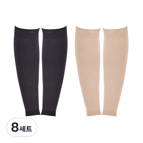 블럭마트 종아리 압박스타킹 랜덤발송, 8세트