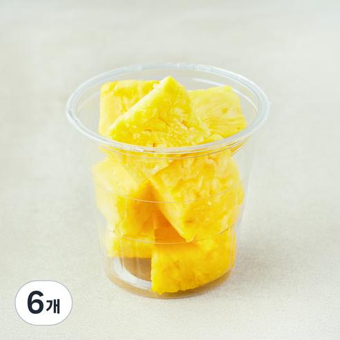 곰곰 파인애플 청크, 6개, 150g