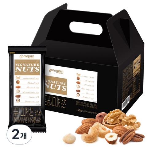 곰곰 시그니처넛츠, 750g(30입), 2개