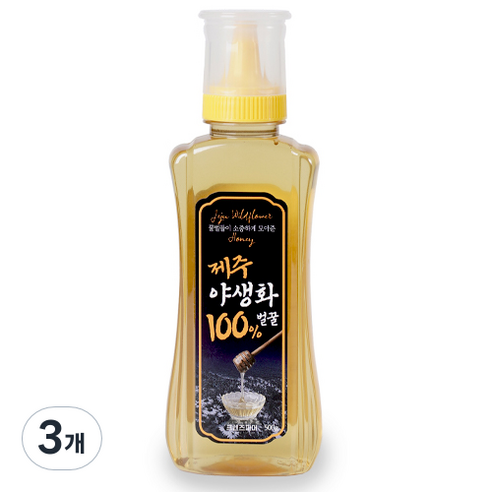 프렌즈파머 제주 야생화 벌꿀, 500g, 3개