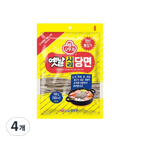 오뚜기옛날 사리 당면, 100g, 4개