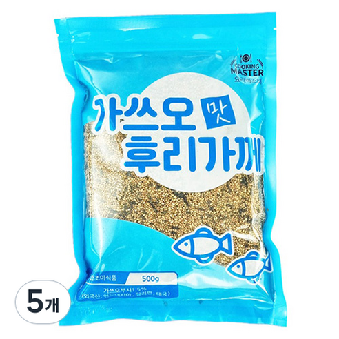 요리마스터 가쓰오맛 후리가께, 5개, 500g
