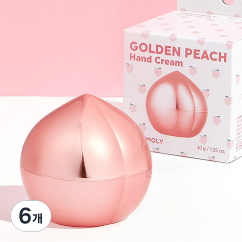 토니모리 골든 피치 핸드크림 복숭아향, 30g, 6개
