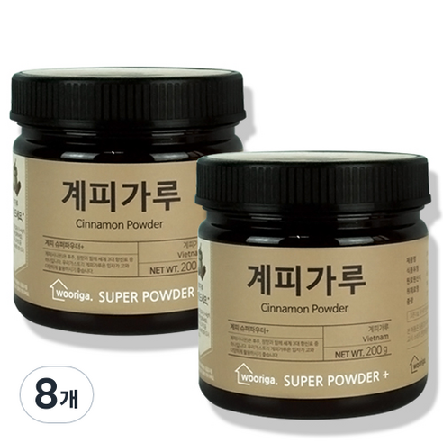 우리가스토리 계피가루, 200g, 8개