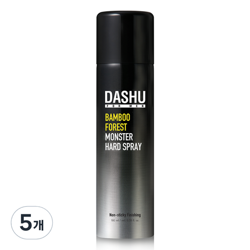 다슈 포맨 밤부 포레스트 몬스터 하드 헤어스프레이, 180ml, 5개