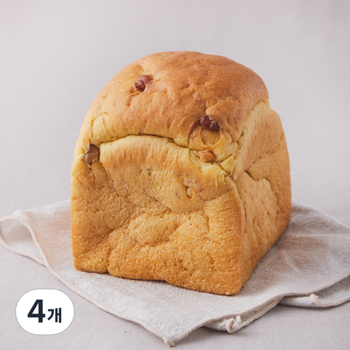 브로드카세 쌀 발효종 단호박 식빵, 220g, 4개