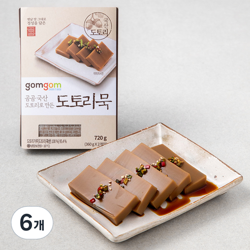 곰곰 국산 도토리로 만든 도토리묵, 360g, 2개입, 3개