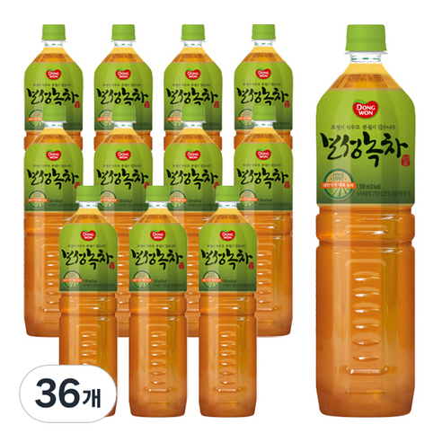 동원 보성녹차, 1.5L, 12개